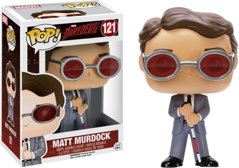 Daredevil Funko Pop Matt Murdock - Matt Murdock Funko Pop (480x337), Png Download