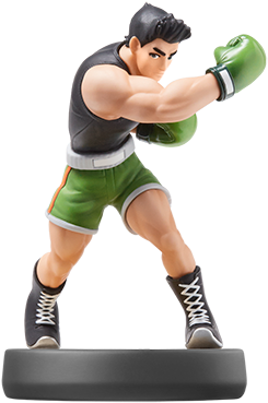 Ssb4 Amiibo - Little Mac Amiibo Png (500x537), Png Download