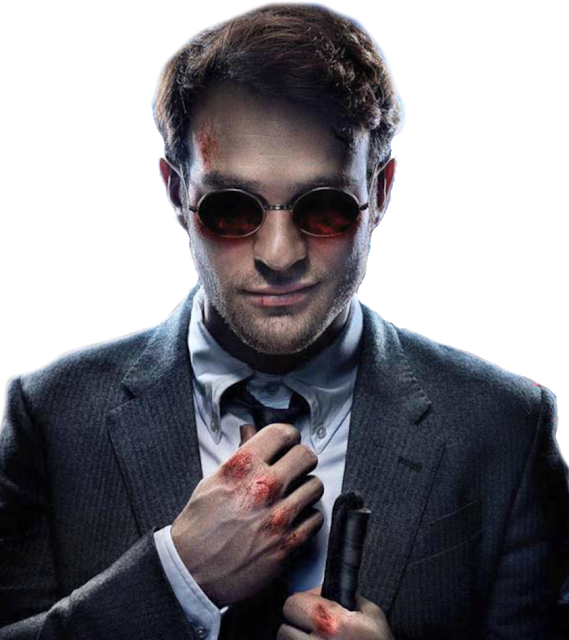 Png Demolidor - Charlie Cox Daredevil Punisher Marvel Signed 8x10 (569x640), Png Download