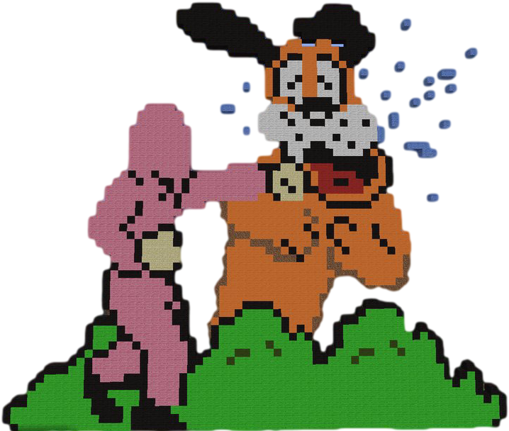 Big Mac Declined To Be In Smash Brothers - Duck Hunt Dog (751x636), Png Download