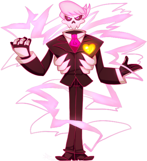Mystery Skulls Pink Guy - Lewis Ghost (500x552), Png Download