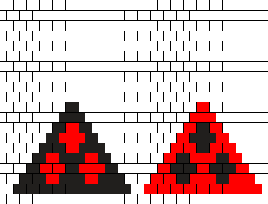 Harley Quinn Cat Ears Bead Pattern - Bruges (553x420), Png Download