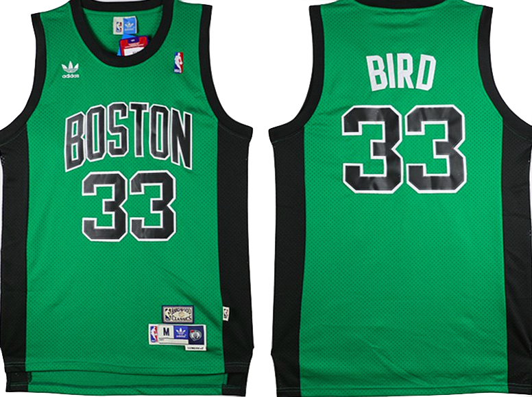 Boston Celtics Jersey - Boston Celtics Jersey - Larry Bird Green With Black (776x580), Png Download