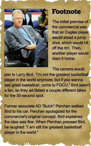 All That Time, As Fgcu Was Developing, Larry Bird Was - Flyer (312x500), Png Download