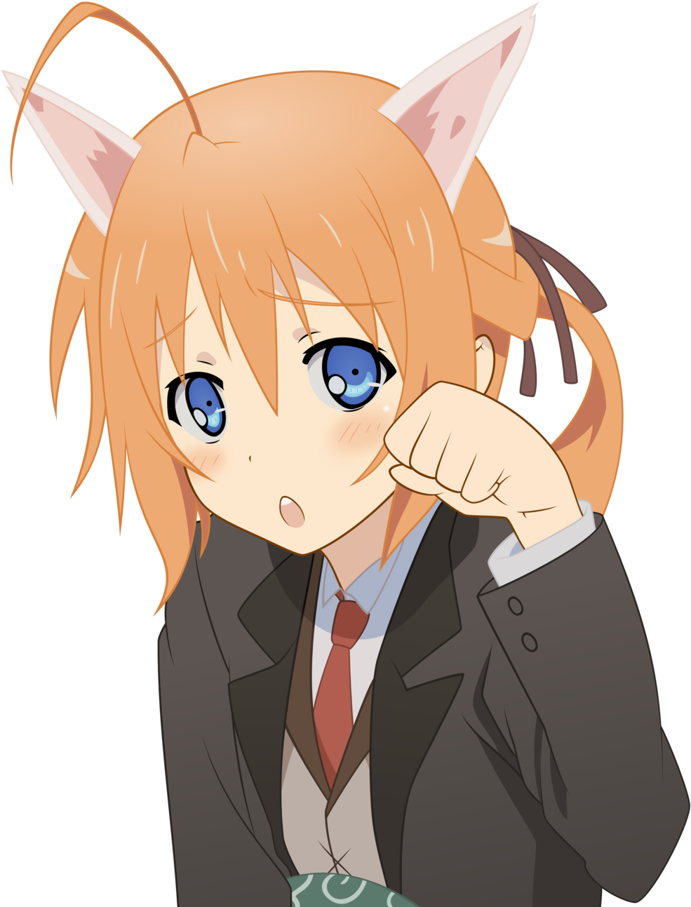 Tails Are Fine, Wonky Cat Ears Are Fine, Even Snakes - Mayo Chiki Subaru Nya (1280x1384), Png Download