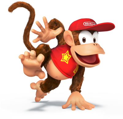 Super Smash Bros Diddy Kong (400x400), Png Download