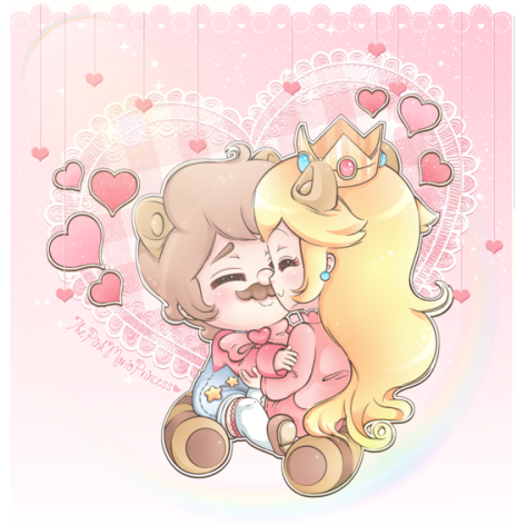 Princess Peach (500x471), Png Download