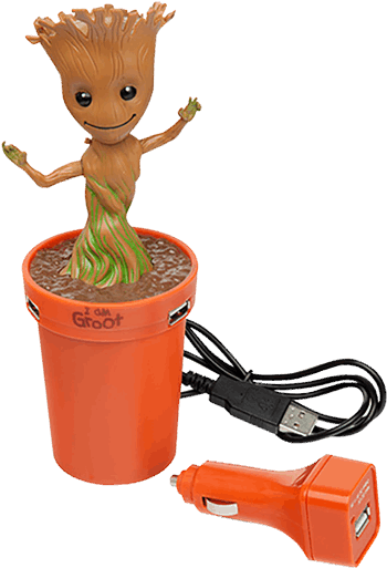 Guardians Of The Galaxy - Carregador Groot (600x600), Png Download