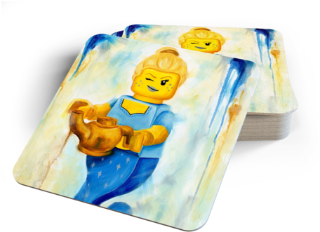 3 Wishes Coasters - Drink Coaster (480x480), Png Download