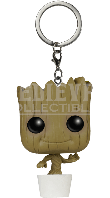 Baby Groot Pocket Pop Bobblehead Keychain - Pop Funko Keychain Groot (850x850), Png Download