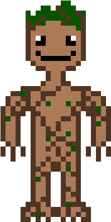 Download Baby Groot Pixel Art Png Image With No Background