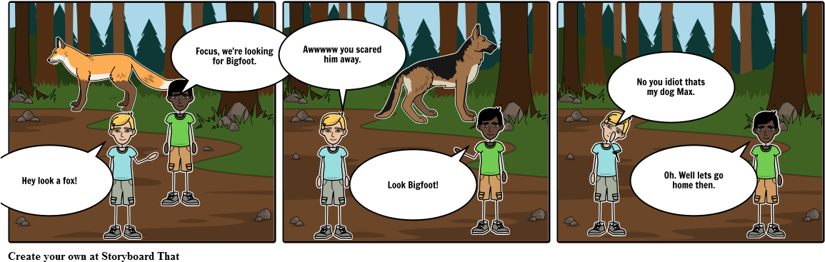 Finding Bigfoot - Cartoon (1164x385), Png Download