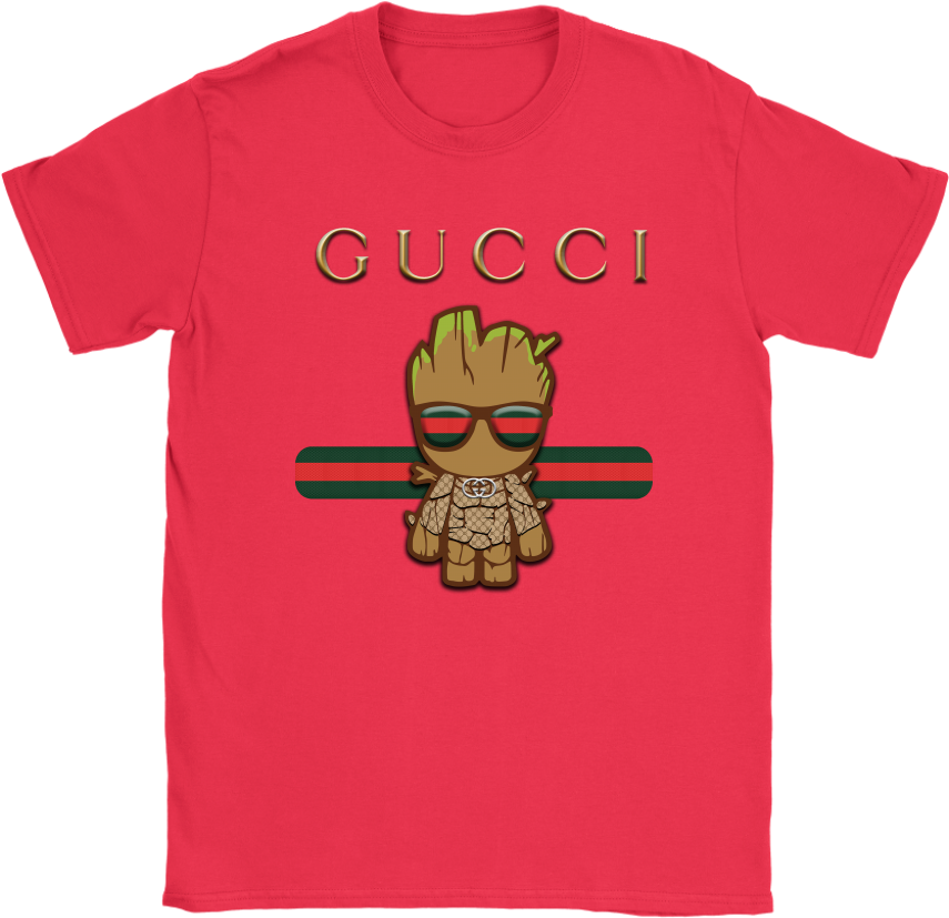 Gucci Guardians Of The Galaxy Baby Groot Shirts - Animal Gucci T Shirt (1024x1024), Png Download
