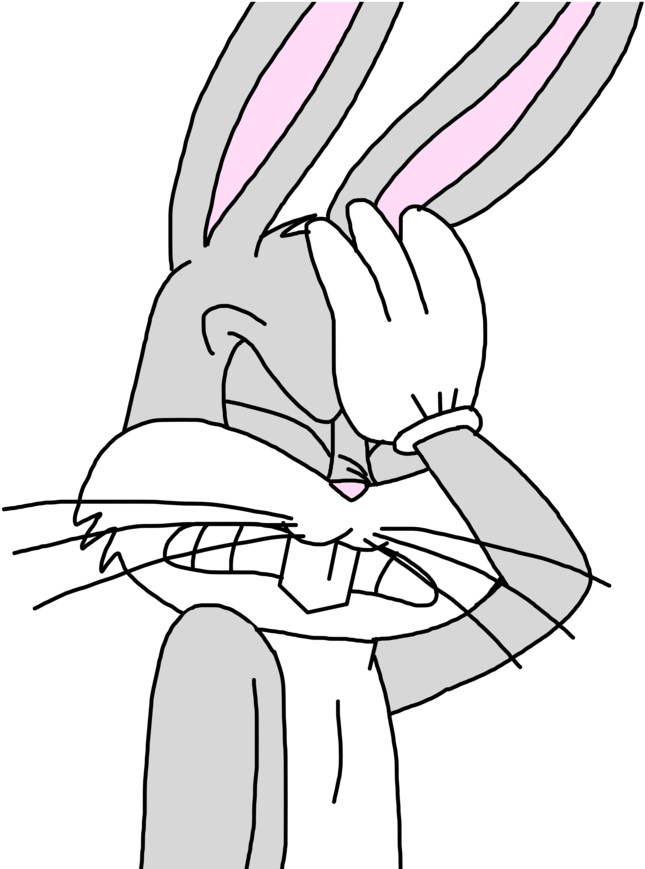 Bugs Doing A Facepalm - Facepalm Png (970x823), Png Download