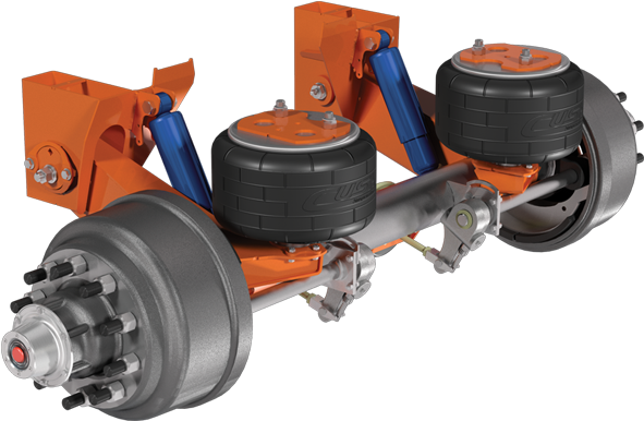 Trailer Top Mount - Semi-trailer Truck (598x423), Png Download