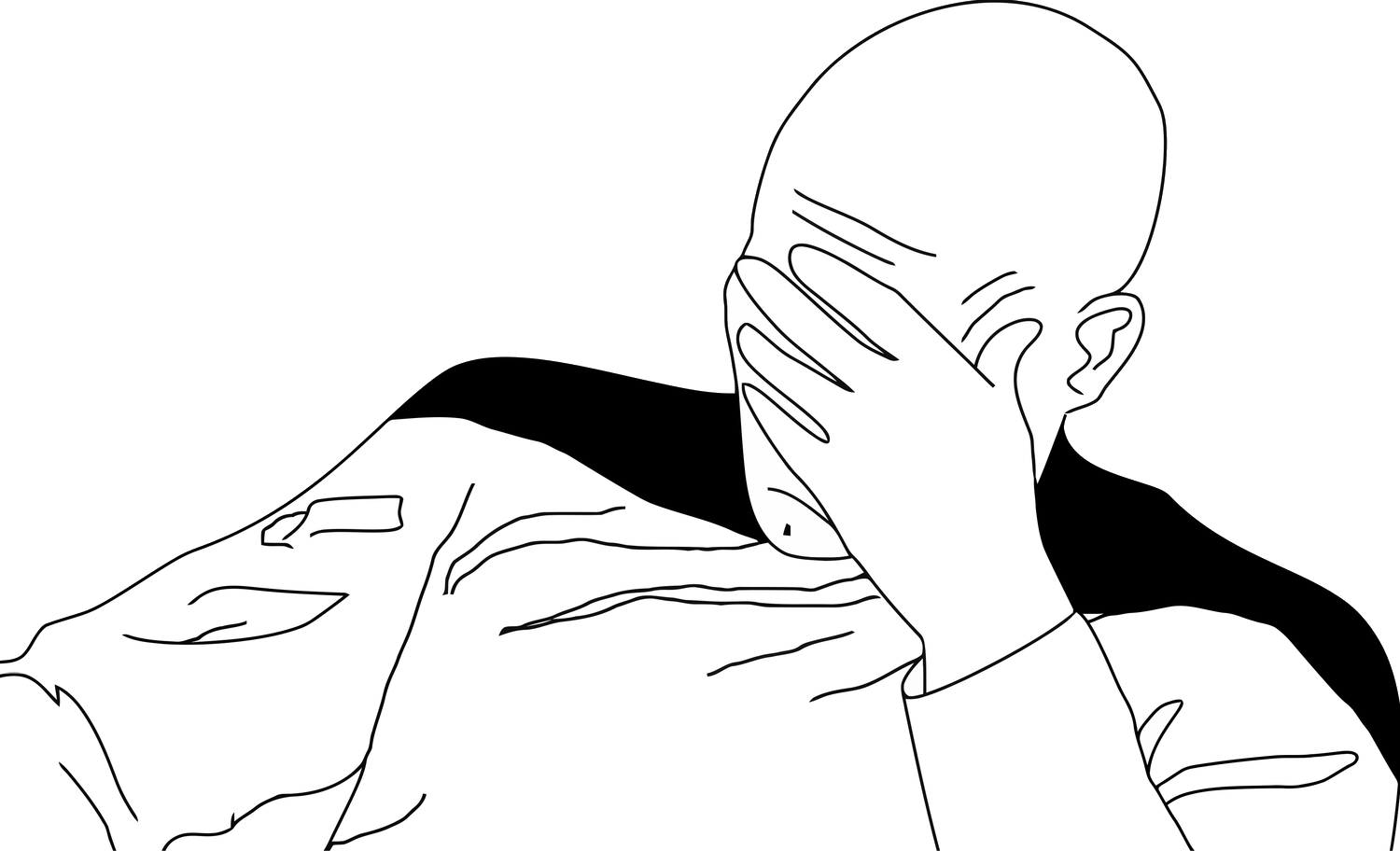 “guys, Have More Common Sense Than To Tell A Woman - Meme Facepalm Png (1500x912), Png Download