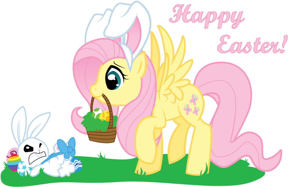 Angel Bunny, Artist - Mlp Fluttershy Ear (1101x725), Png Download