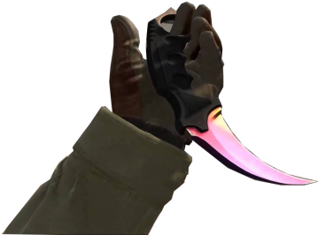 #csgo #knife #knifes #керамбит - Csgo Knife In Hand Png (700x393), Png Download