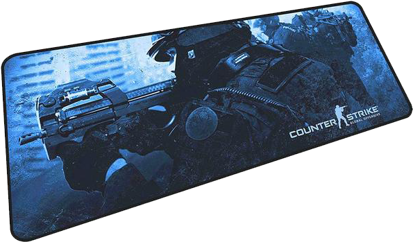 Csgo Extra Large Mousepad - New Custom Fascinating Mouse Pad With Counter Strike (600x374), Png Download