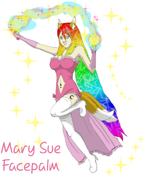“ I Made A Thing Thank You, Mary Sue Facepalm, For - Clothing (500x600), Png Download
