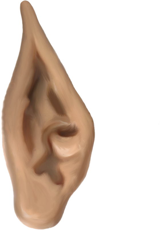 Clip Free Ear Clipart Png - Elf Ears (1024x1024), Png Download
