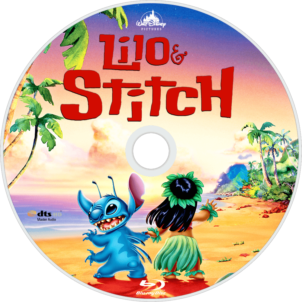 Lilo & Stitch Bluray Disc Image - Disney Lilo And Stitch Poster (1000x1000), Png Download