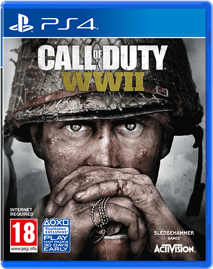 Call Of Duty World War Ii Ps4 With Turtle Beach Recon - Call Of Duty: Wwii - Ps4 (350x350), Png Download