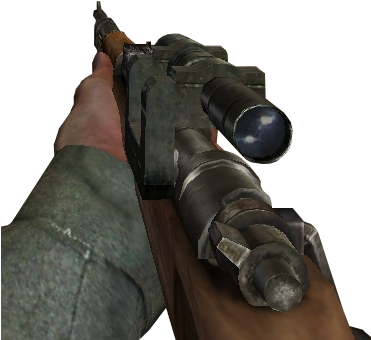 Kar98k Scoped Cod - Call Of Duty Kar98k (370x354), Png Download