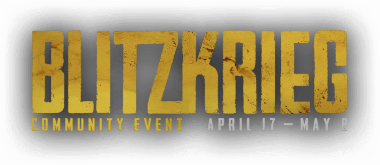 Blitzkrieg Event Logo Wwii - Blitzkrieg Ww2 Event (755x328), Png Download