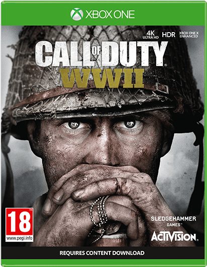 Cod Ww2 Xbox One (500x600), Png Download