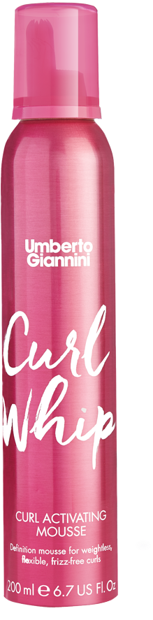 Curl Whip Curl Activating Vegan Mousse - Umberto Giannini Curl Whip Curls/waves Activating Mousse (800x907), Png Download