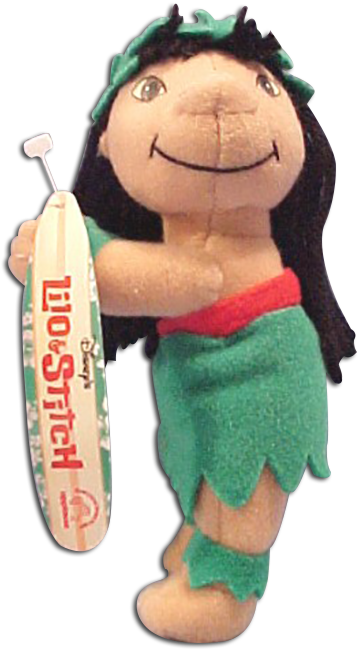 Disney Lilo Clip On Plush Doll - Disney's Lilo & Stitch: The Junior Novelization (375x664), Png Download