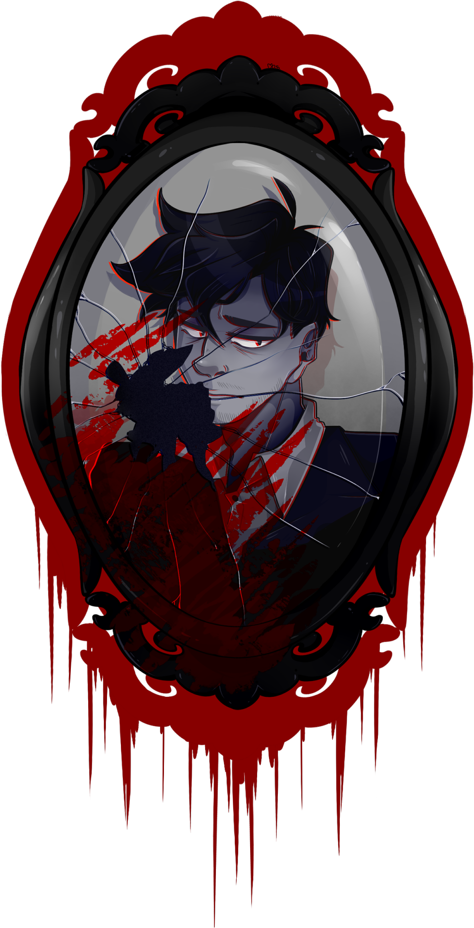 Pin By Titan Killer On - Markiplier Butterfly Fan Art (992x1920), Png Download