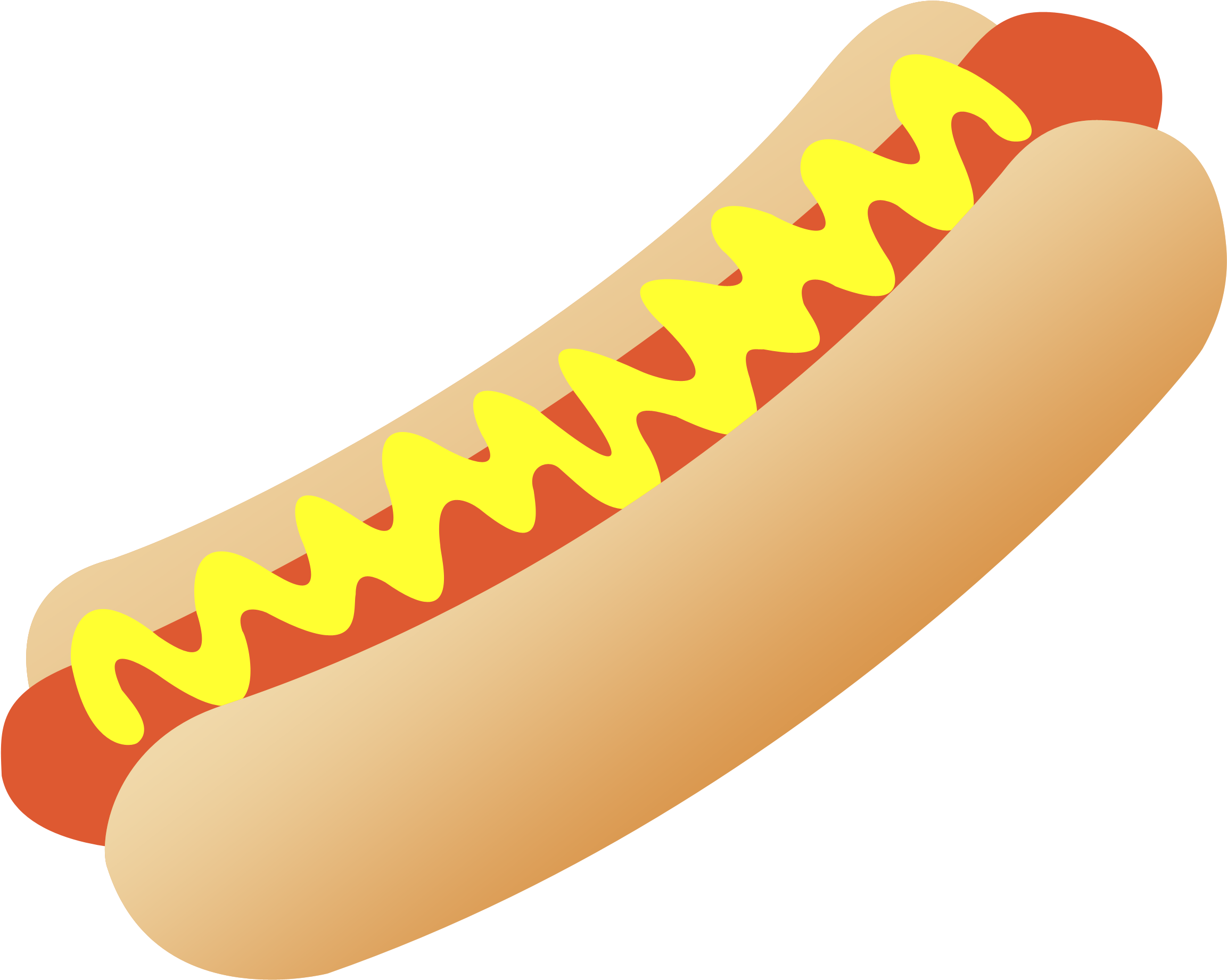 Clip Arts Related To - Hot Dog Transparent Vector (3359x2960), Png Download