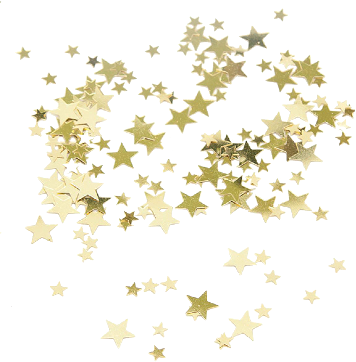 Gold Clip Art Transprent Png Free - Gold Star Confetti Png (1200x1200), Png Download