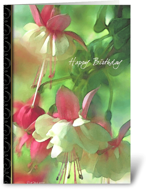 Spring Blossoms Birthday Card Greeting Card - Blossoms-missing You Greeting Card (700x792), Png Download