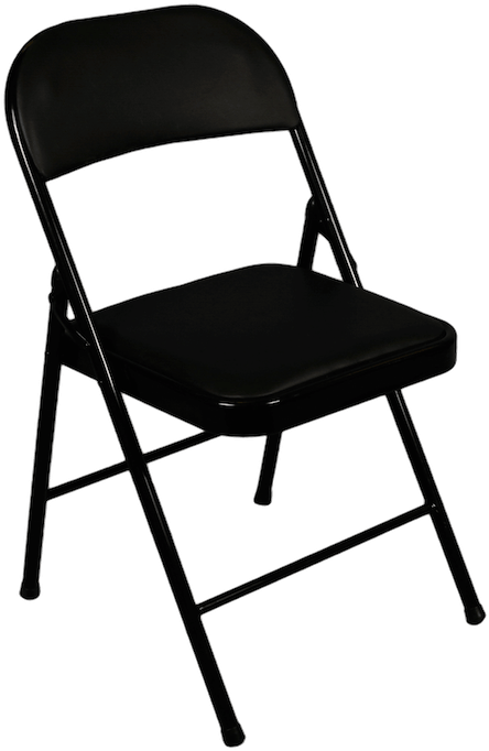 Folding Chair Png - Cosco Black Folding Chairs (1000x714), Png Download