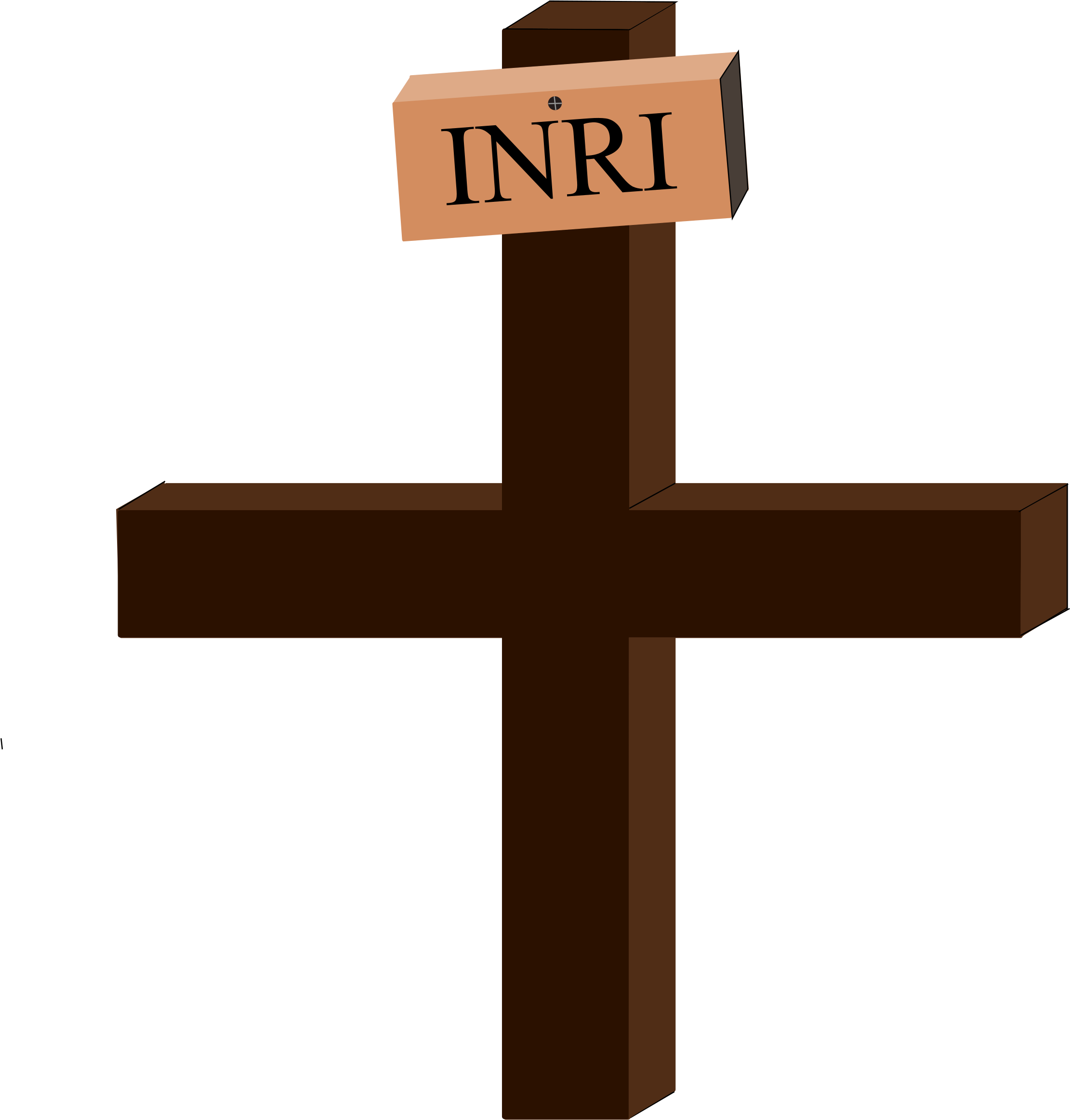 Clipart - Jesus On Cross Png (2306x2400), Png Download