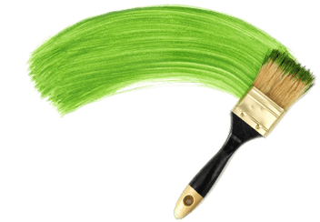 Paint Brush Png Green (400x400), Png Download