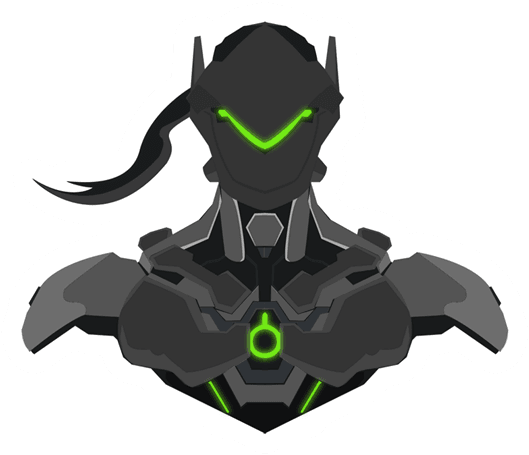 Genji Sticker - Illustration (528x528), Png Download