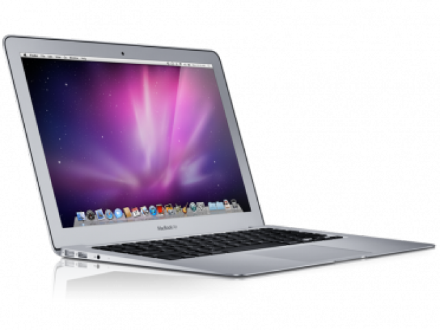 Laptop Png Transparent Images - Macbook Air Late 2010 (640x480), Png Download
