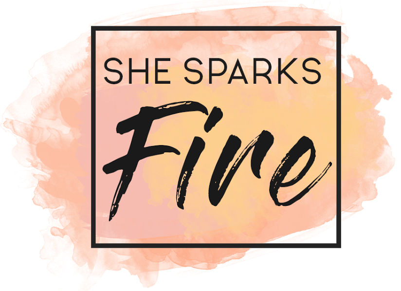 She Sparks Fire - Calligraphy (824x598), Png Download