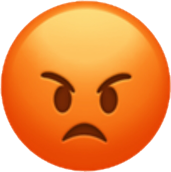 Download Emojipedia Sticker Iphone Emoji Смайлик Злость PNG Image