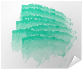 Aquamarine Watercolor Background, Vector Illustration - Aquamarine Watercolor Png (400x400), Png Download