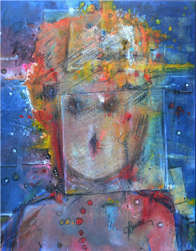 "boxed Vulnerable" By Judy Bruce - Modern Art (640x960), Png Download