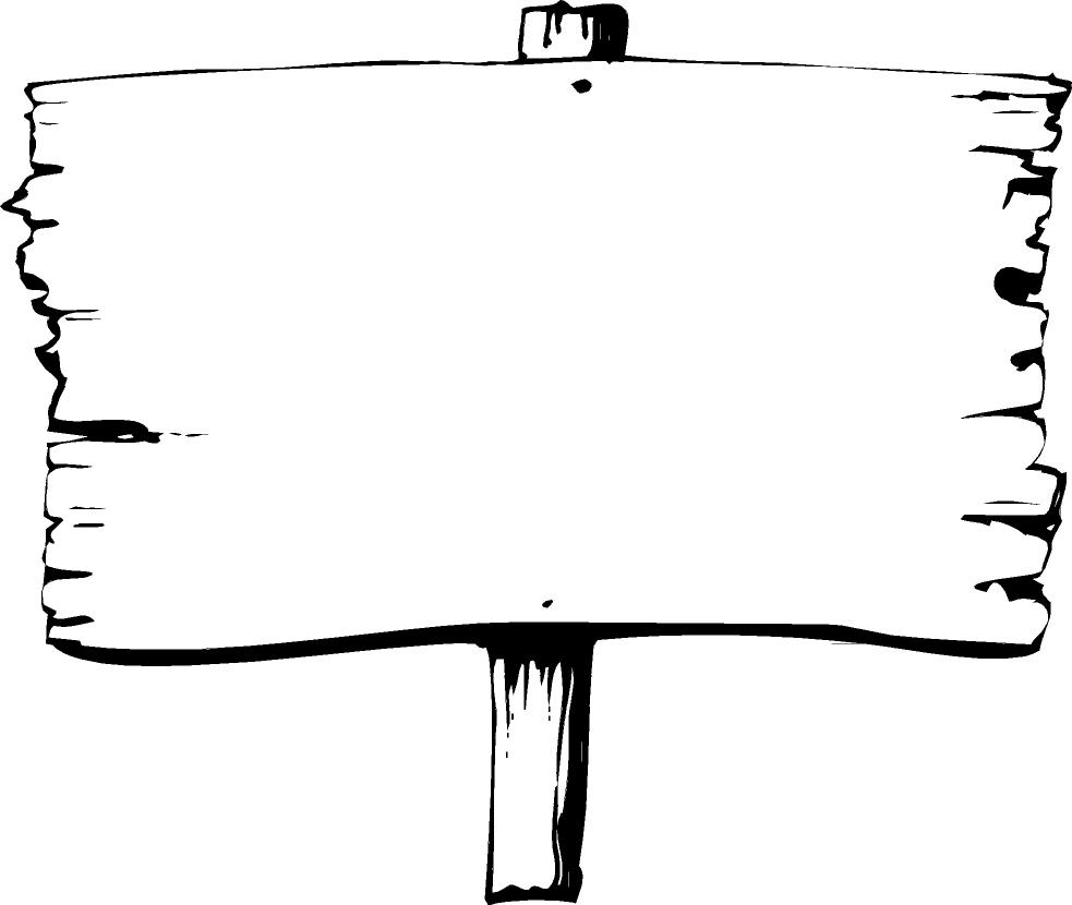 Wooden - Wooden Sign Clipart (983x830), Png Download