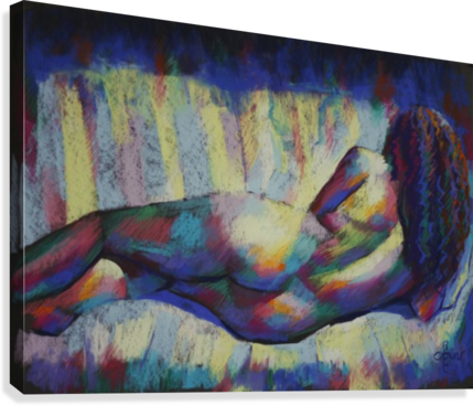 Model 01 12 17 Canvas Print - Modern Art (429x368), Png Download