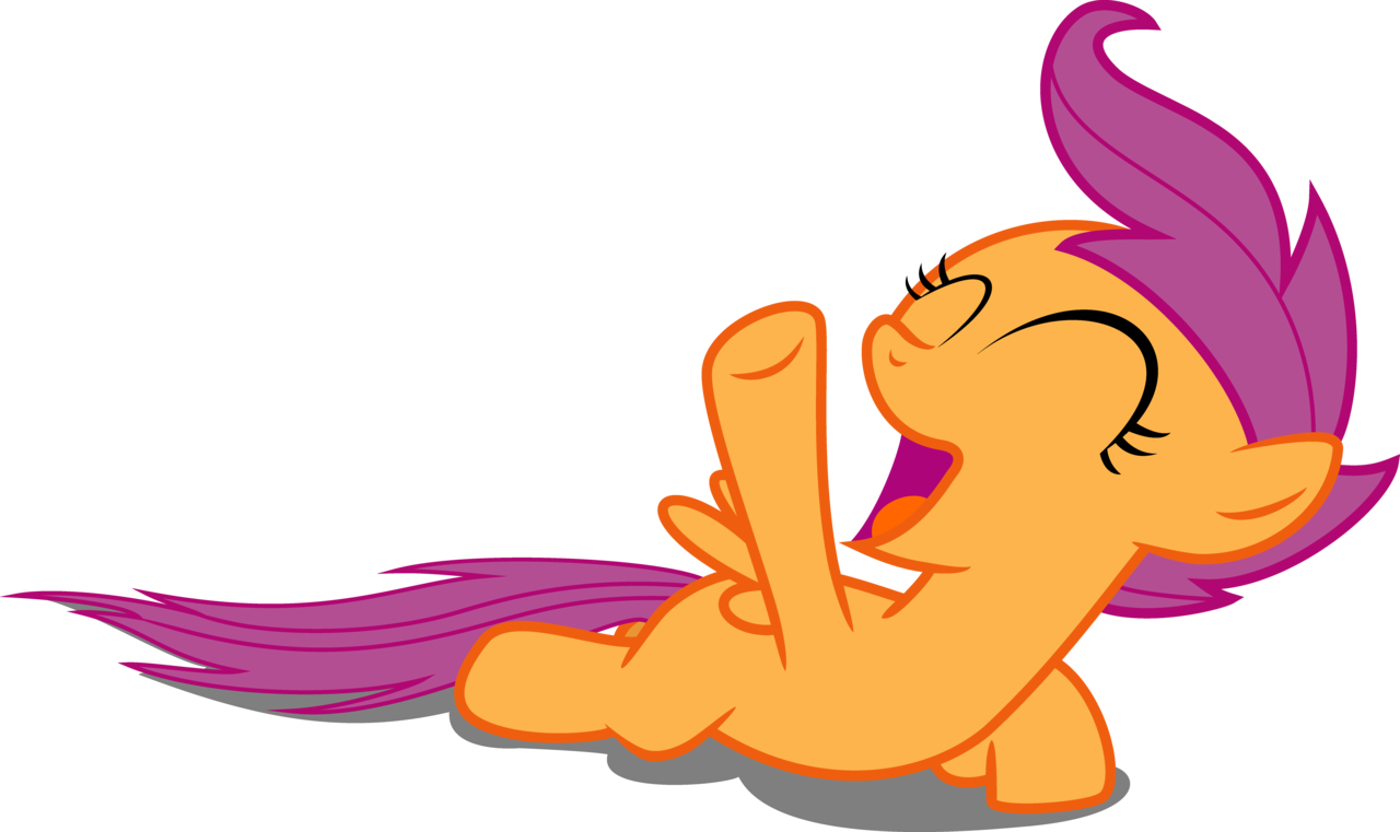 Svg Freeuse Library Scootaloo By Chezne On Deviantart - Mlp Scootaloo Laughing (1159x689), Png Download