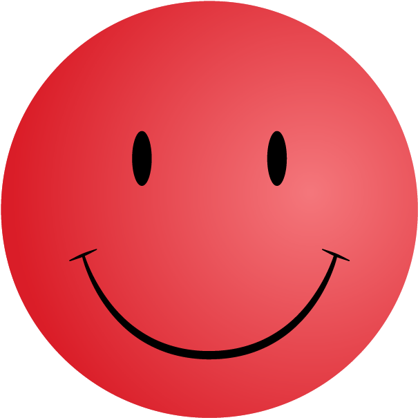 Red Smiley Face Png (766x766), Png Download