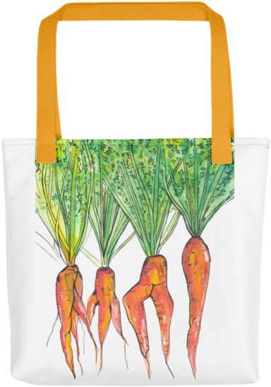 Carrots Tote Bag - Tote Bag (600x600), Png Download